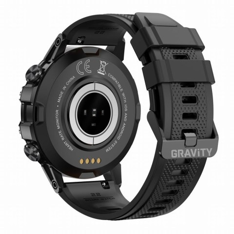 SMARTWATCH MĘSKI GRAVITY GT9-1 - WYKONYWANIE POŁĄCZEŃ, CIŚNIENIOMIERZ (sg021a) Gravity