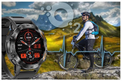 SMARTWATCH MĘSKI GRAVITY GT9-1 - WYKONYWANIE POŁĄCZEŃ, CIŚNIENIOMIERZ (sg021a) Gravity