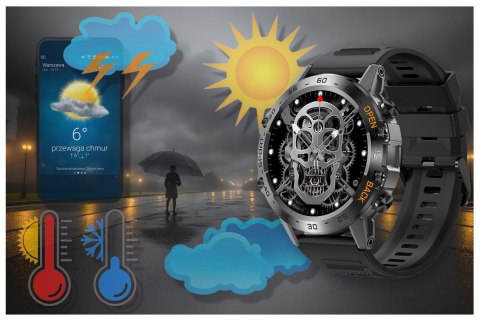 SMARTWATCH MĘSKI GRAVITY GT9-1 - WYKONYWANIE POŁĄCZEŃ, CIŚNIENIOMIERZ (sg021a) Gravity