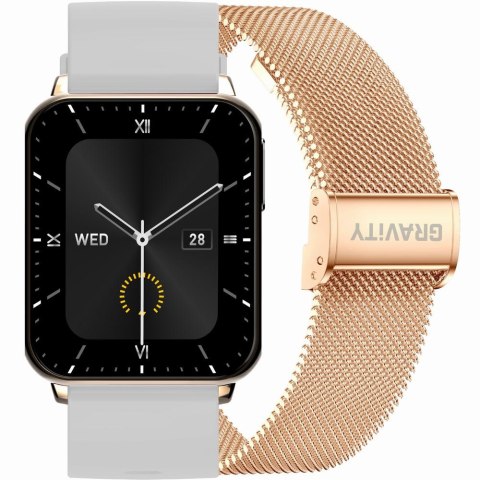SMARTWATCH UNISEX GRAVITY GT17-4 - AMOLED, DODATKOWY PASEK (sg038d) Gravity