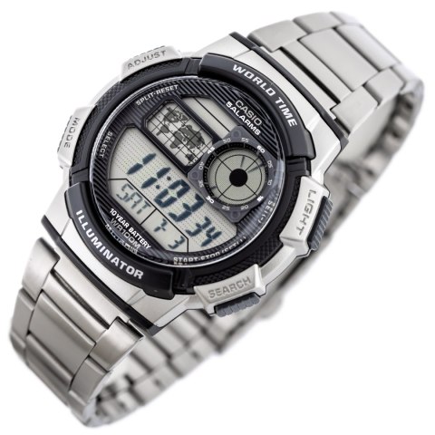 ZEGAREK MĘSKI CASIO AE-1000WD 1A (zd073h) - WORLD TIME + BOX Casio
