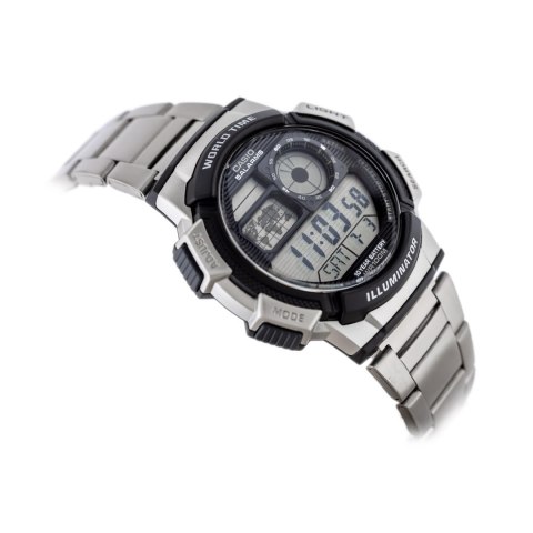 ZEGAREK MĘSKI CASIO AE-1000WD 1A (zd073h) - WORLD TIME + BOX Casio