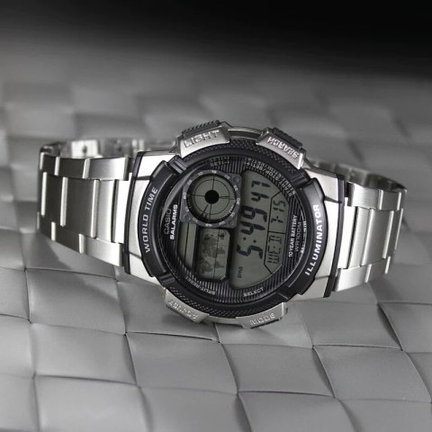 ZEGAREK MĘSKI CASIO AE-1000WD 1A (zd073h) - WORLD TIME + BOX Casio