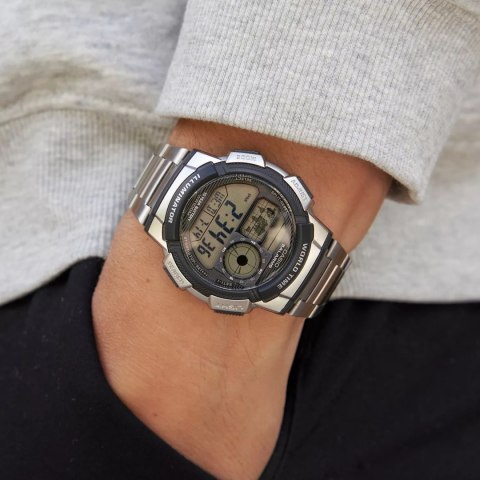 ZEGAREK MĘSKI CASIO AE-1000WD 1A (zd073h) - WORLD TIME + BOX Casio