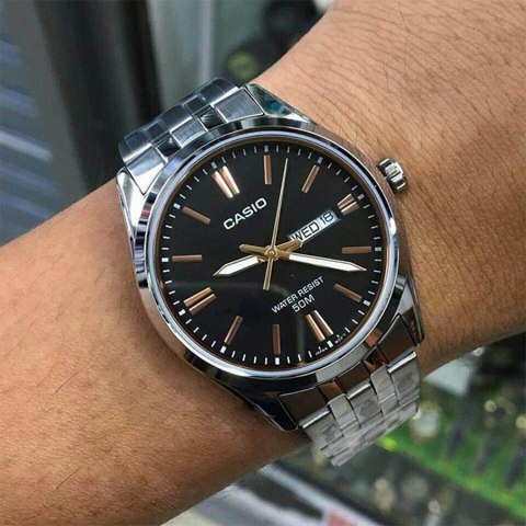 ZEGAREK MĘSKI CASIO MTP-1335D 1A2VDF (zd026b) + BOX Casio
