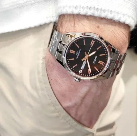 ZEGAREK MĘSKI CASIO MTP-1335D 1A2VDF (zd026b) + BOX Casio