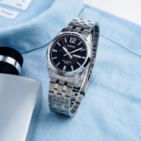 ZEGAREK MĘSKI CASIO MTP-1335D 1AV (zd026a) + BOX Casio