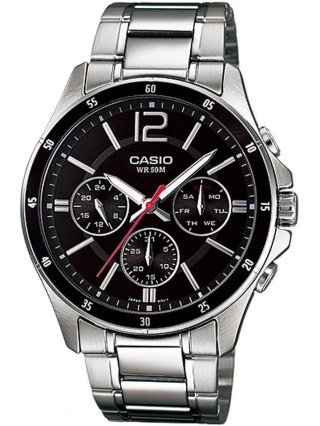 ZEGAREK MĘSKI CASIO MTP-1374D-1AV (zd063b) + BOX Casio