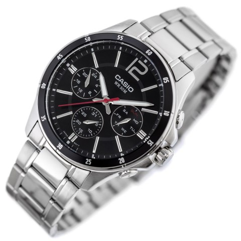 ZEGAREK MĘSKI CASIO MTP-1374D-1AV (zd063b) + BOX Casio