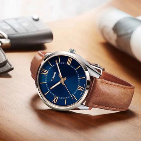 ZEGAREK MĘSKI CASIO MTP-V005L-2B5 + BOX (zd225c) Casio