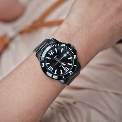 ZEGAREK MĘSKI CASIO MTP-VD01B-1B (zd169e) + BOX Casio