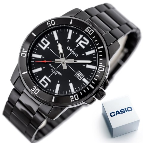 ZEGAREK MĘSKI CASIO MTP-VD01B-1B (zd169e) + BOX Casio