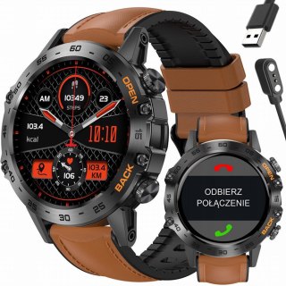 SMARTWATCH MĘSKI GRAVITY GT9-7 - WYKONYWANIE POŁĄCZEŃ, CIŚNIENIOMIERZ (sg021g) Gravity