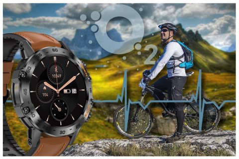 SMARTWATCH MĘSKI GRAVITY GT9-7 - WYKONYWANIE POŁĄCZEŃ, CIŚNIENIOMIERZ (sg021g) Gravity