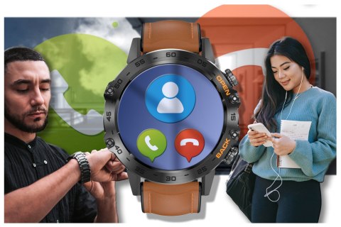 SMARTWATCH MĘSKI GRAVITY GT9-7 - WYKONYWANIE POŁĄCZEŃ, CIŚNIENIOMIERZ (sg021g) Gravity