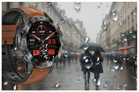 SMARTWATCH MĘSKI GRAVITY GT9-7 - WYKONYWANIE POŁĄCZEŃ, CIŚNIENIOMIERZ (sg021g) Gravity