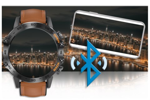 SMARTWATCH MĘSKI GRAVITY GT9-7 - WYKONYWANIE POŁĄCZEŃ, CIŚNIENIOMIERZ (sg021g) Gravity