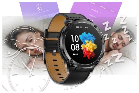 SMARTWATCH MĘSKI GRAVITY GT21-3 - BLUETOOTH CALL, DODATKOWY PASEK (sg025c) Gravity