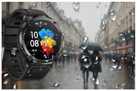 SMARTWATCH MĘSKI GRAVITY GT21-3 - BLUETOOTH CALL, DODATKOWY PASEK (sg025c) Gravity