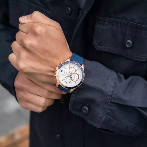 ZEGAREK MĘSKI TOMMY HILFIGER Bank 1791778 (zf064a) + BOX Tommy Hilfiger