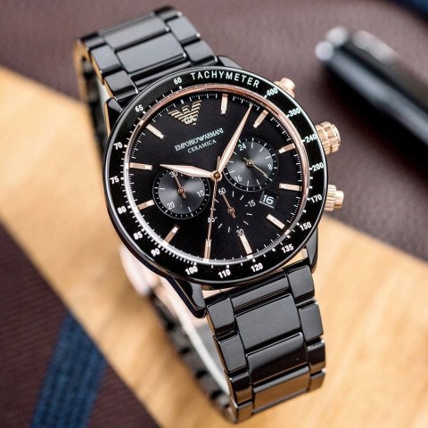 ZEGAREK MĘSKI EMPORIO ARMANI AR70002 - MARIO - CERAMIKA (zi022a) Emporio Armani