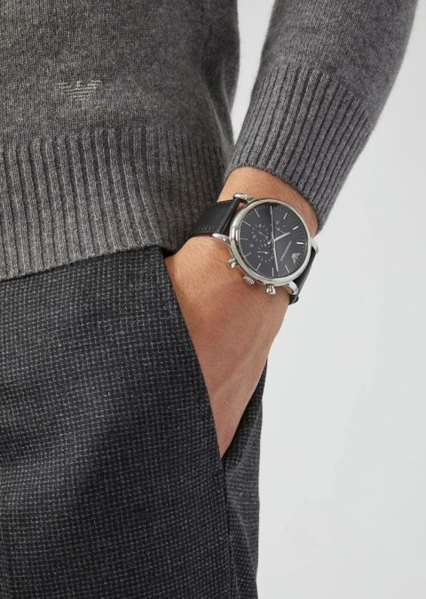ZEGAREK MĘSKI EMPORIO ARMANI LUIGI AR1828 + BOX (zi091b) Emporio Armani