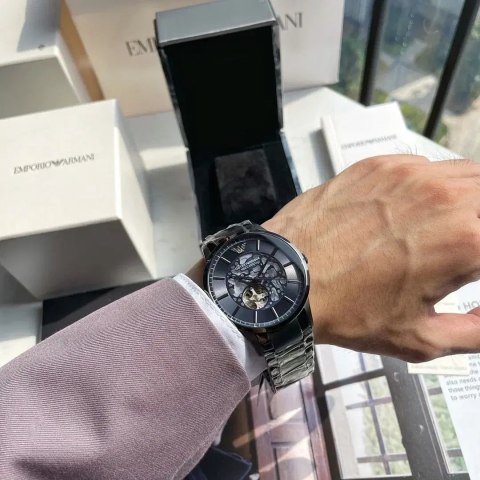 Zegarek męski EMPORIO ARMANI RENATO AUTOMATIC AR60056 (zi058b) Emporio Armani