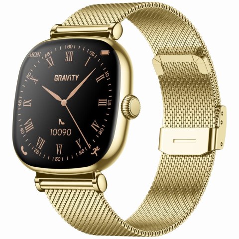 SMARTWATCH DAMSKI GRAVITY GT32-1 - ROZMOWY BLUETOOTH, DODATKOWY PASEK (sg047a) Gravity