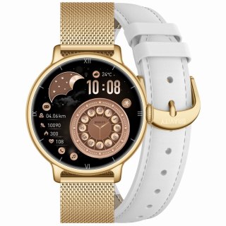 SMARTWATCH DAMSKI GRAVITY GT33-2 - AMOLED, DODATKOWY PASEK (sg048b) Gravity
