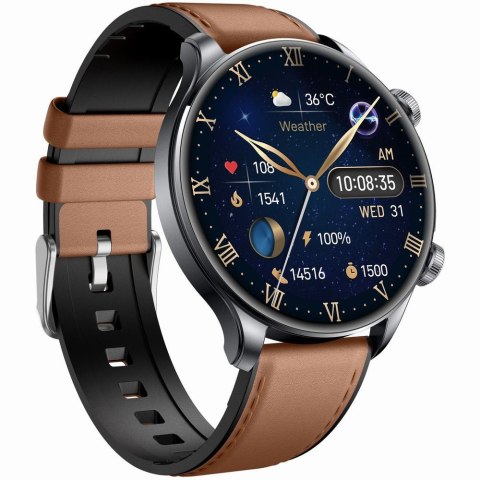 SMARTWATCH MĘSKI GRAVITY GT35-1 - AMOLED, DODATKOWY PASEK (sg049a) Gravity