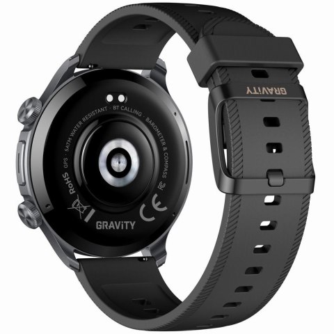 SMARTWATCH MĘSKI GRAVITY GT35-1 - AMOLED, DODATKOWY PASEK (sg049a) Gravity