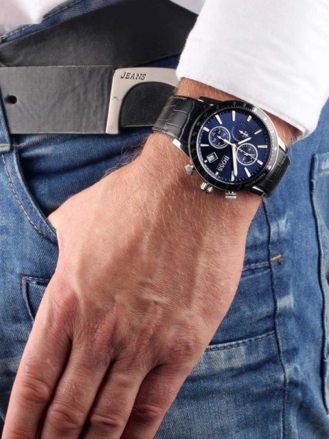 ZEGAREK MĘSKI HUGO BOSS 1513391 - RAFALE (zh013d) + BOX Hugo Boss
