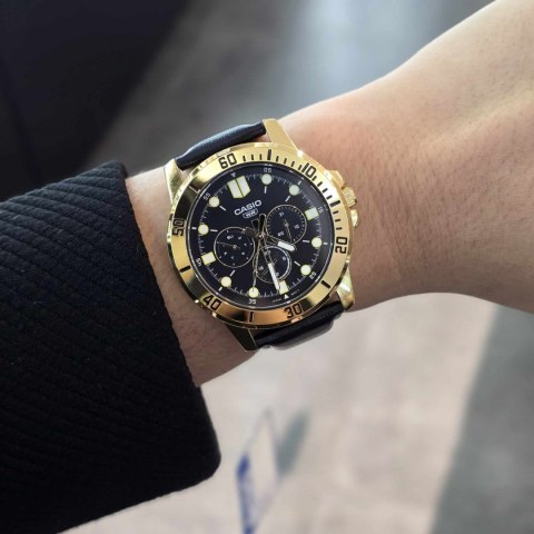 Zegarek Męski Casio MTP-VD300GL-1EUDF + BOX Casio