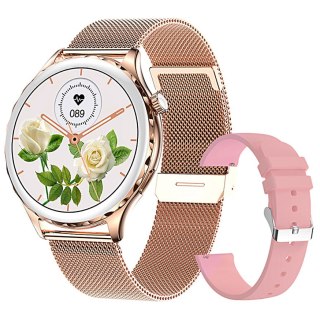 SMARTWATCH DAMSKI Rubicon RNCF02 - WYKONYWANIE POŁĄCZEŃ, DODATKOWY PASEK (sr048b) Rubicon