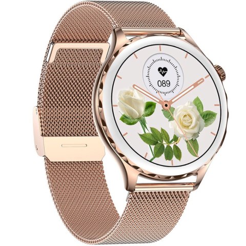 SMARTWATCH DAMSKI Rubicon RNCF02 - WYKONYWANIE POŁĄCZEŃ, DODATKOWY PASEK (sr048b) Rubicon