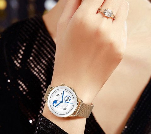 SMARTWATCH DAMSKI Rubicon RNCF02 - WYKONYWANIE POŁĄCZEŃ, DODATKOWY PASEK (sr048b) Rubicon
