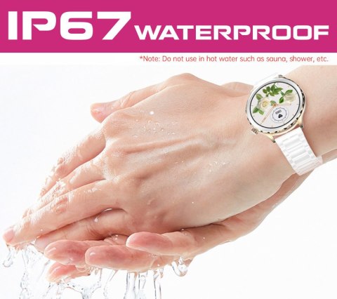 SMARTWATCH DAMSKI Rubicon RNCF02 - WYKONYWANIE POŁĄCZEŃ, DODATKOWY PASEK (sr048b) Rubicon