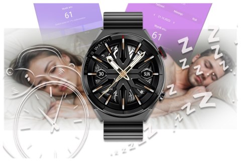 SMARTWATCH MĘSKI Rubicon RNCE99 - POŁĄCZENIA, ŁADOWANIE BEZPRZEWODOWE Rubicon