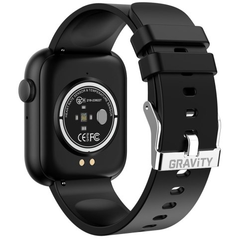 SMARTWATCH UNISEX GRAVITY GT3-3 - ROZMOWY BLUETOOTH, WŁASNE TARCZE (sg022c) Gravity