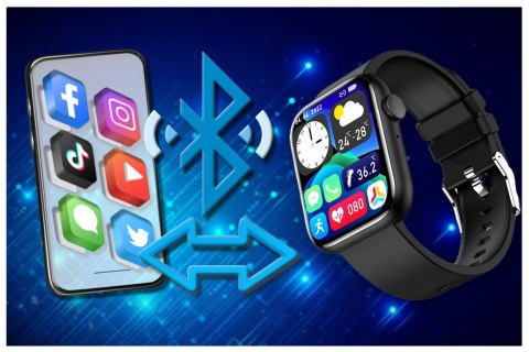 SMARTWATCH UNISEX GRAVITY GT3-3 - ROZMOWY BLUETOOTH, WŁASNE TARCZE (sg022c) Gravity