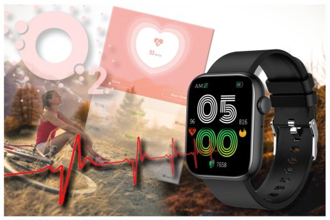 SMARTWATCH UNISEX GRAVITY GT3-3 - ROZMOWY BLUETOOTH, WŁASNE TARCZE (sg022c) Gravity