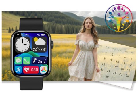 SMARTWATCH UNISEX GRAVITY GT3-3 - ROZMOWY BLUETOOTH, WŁASNE TARCZE (sg022c) Gravity