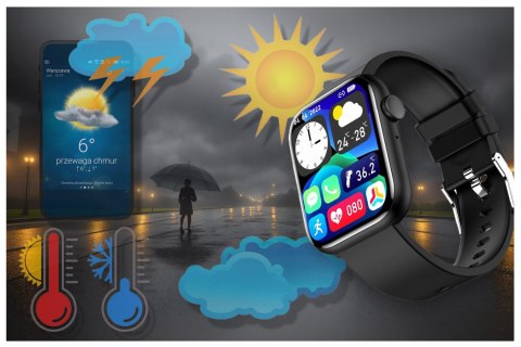 SMARTWATCH UNISEX GRAVITY GT3-3 - ROZMOWY BLUETOOTH, WŁASNE TARCZE (sg022c) Gravity