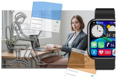 SMARTWATCH UNISEX GRAVITY GT3-3 - ROZMOWY BLUETOOTH, WŁASNE TARCZE (sg022c) Gravity