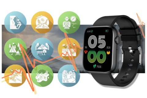 SMARTWATCH UNISEX GRAVITY GT3-3 - ROZMOWY BLUETOOTH, WŁASNE TARCZE (sg022c) Gravity