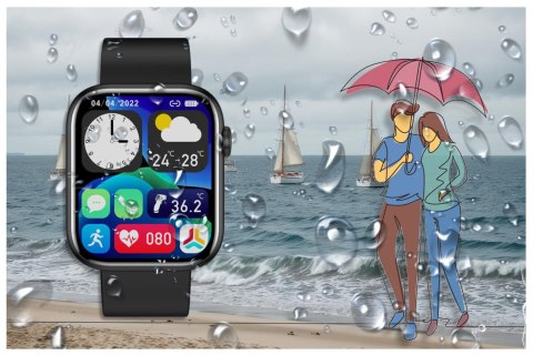 SMARTWATCH UNISEX GRAVITY GT3-3 - ROZMOWY BLUETOOTH, WŁASNE TARCZE (sg022c) Gravity