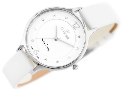 ZEGAREK DAMSKI G. ROSSI - 10411A-3C1 NA PASKU (zg714a) + BOX G. Rossi