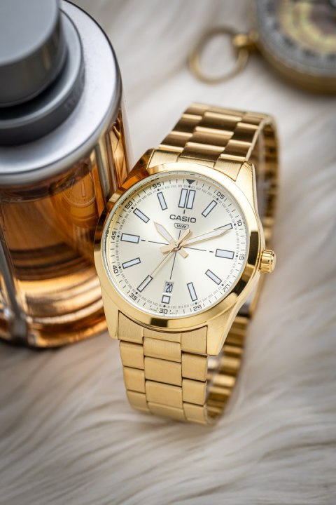 ZEGAREK MĘSKI CASIO MTP-VD02G-9EUDF (zd217d) + BOX Casio