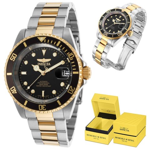 ZEGAREK MĘSKI INVICTA PRO DIVER 8927OB - AUTOMAT WR200, koperta 40mm (zv001f) Invicta