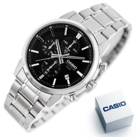 Zegarek Męski Casio MTP-E510D-1A1 + BOX Casio